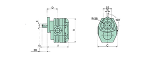 Pompa pn 60 c/manicotto