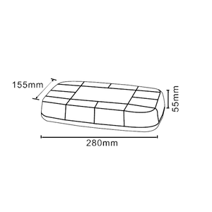 Lampeggiante a 20 LED calamitato - 12/24V Movit