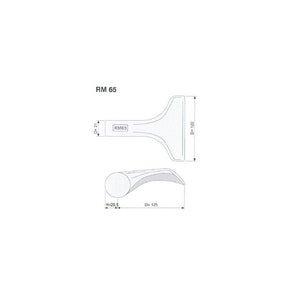 Mazza trinciasarmenti rm65 agrimaster - Foro: 25,5