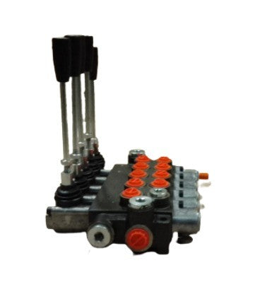 Distributore idraulico p40 3/8, 5 leve d.e.