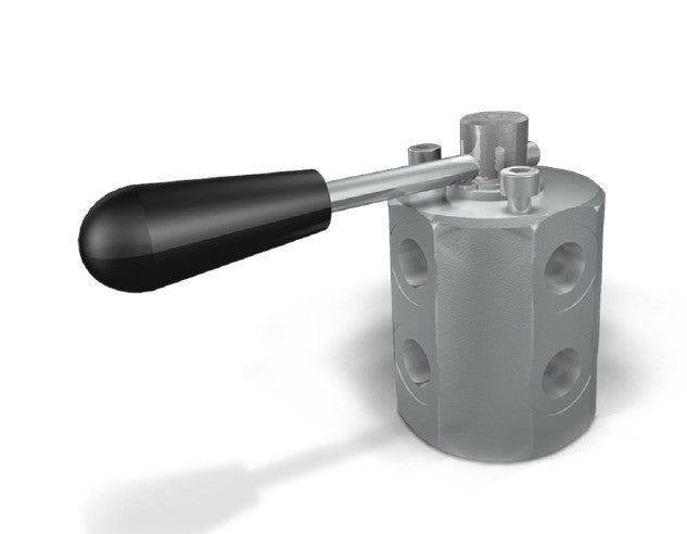 Deviatore di flusso 6 vie in acciao - 3/8