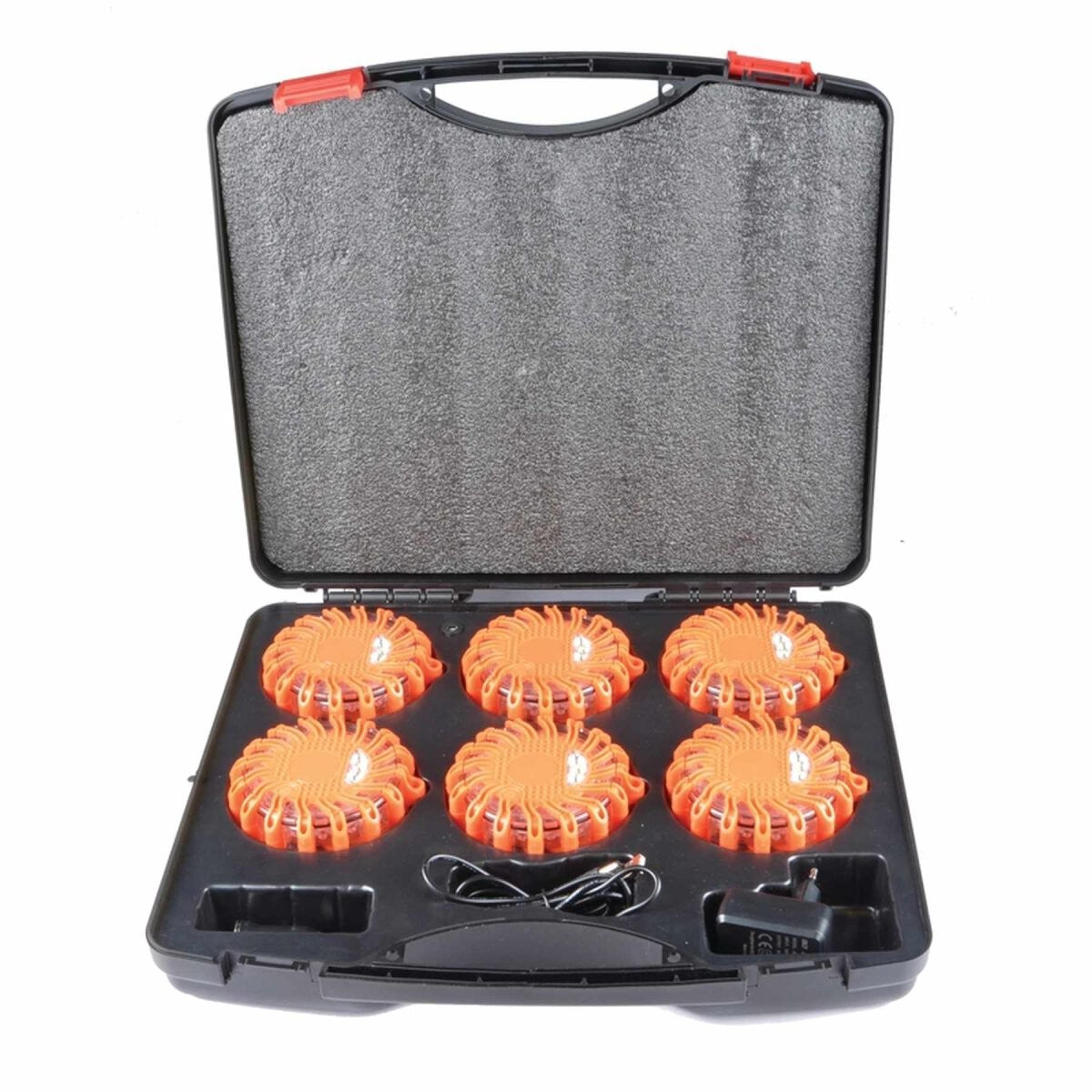 Kit luci segnalazione a 6 LED - ricaricabile
