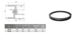 Ralla diametro 1100 h.90