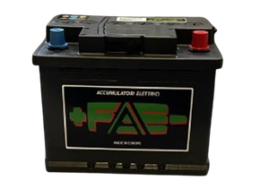 Batteria 12V/60 ah + DX - 60 AH, Polarità: SX