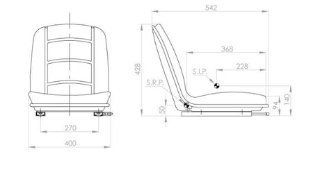 Culla compact con guide con cinture senza arrotolatore