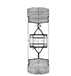 Ruota semipiena 285x90