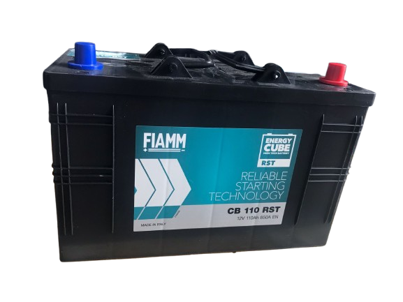 Batteria fiamm 12V/110 ah + DX L.35 (iveco daily)