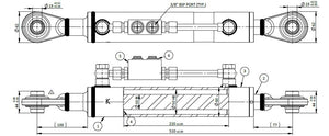 Terzo punto idraulico 50x30x210 sn19 - mk