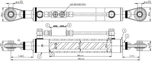 Terzo punto idraulico 50x30x280 sn19 - mk