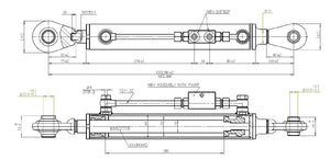 Terzo punto idraulico 50x30x280 sn19/25 - mk