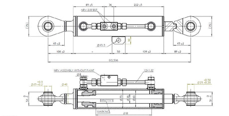 Terzo punto idraulico 65x35x210 sn26 - mk
