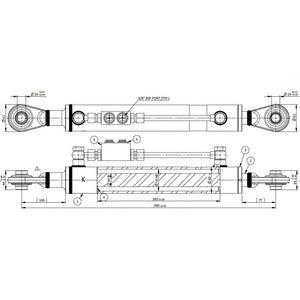 Terzo punto idraulico 50x30x280 sn19 - Categoria 1