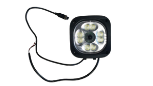 Telecamera posteriore c/faro - 8 LED a cavo