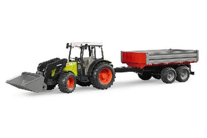 Claas nectis 267 f con benna e rimorchio Bruder
