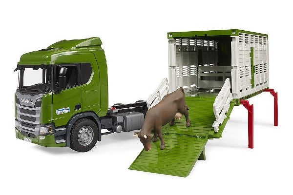 Scania super 560r camion trasporto bestiame con bovino Bruder