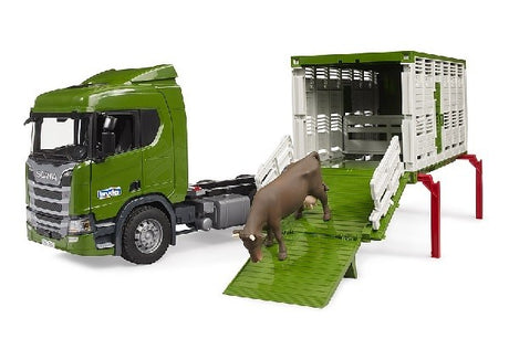 Scania super 560r camion trasporto bestiame con bovino Bruder