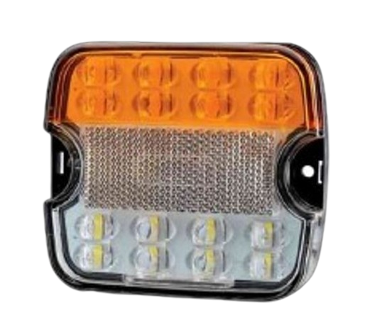 Fanale LED impianto luci rimorchio caravan - anteriore