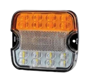 Fanale LED impianto luci rimorchio caravan - anteriore