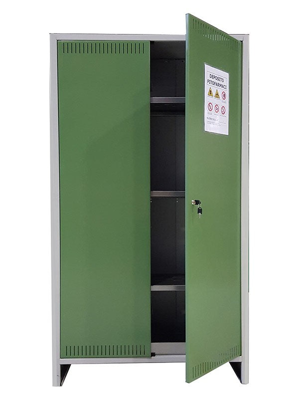 Armadio fitosanitario 2 ante alto 100 - d. 400x1000x1795