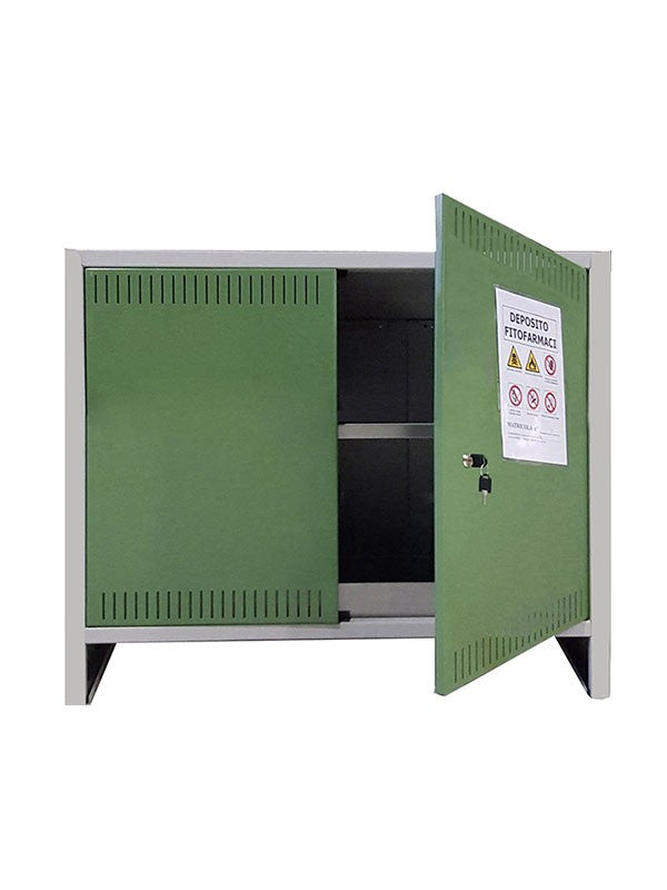 Armadio fitosanitario basso 2 ante alto 100 - 400x1000x800
