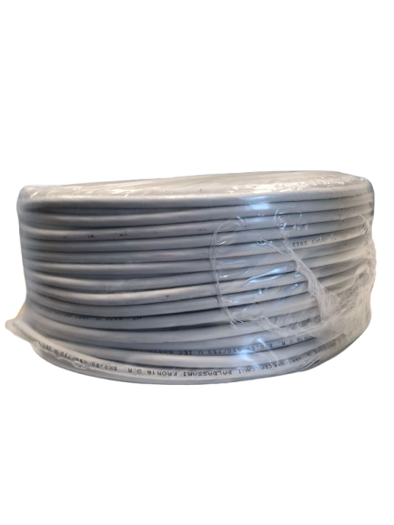 Cavo elettrico bianco 5 vie - sp 0.5 - l. 100 mt