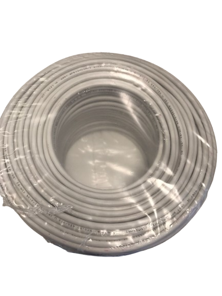Cavo elettrico bianco 5 vie - sp 0.5 - l. 100 mt