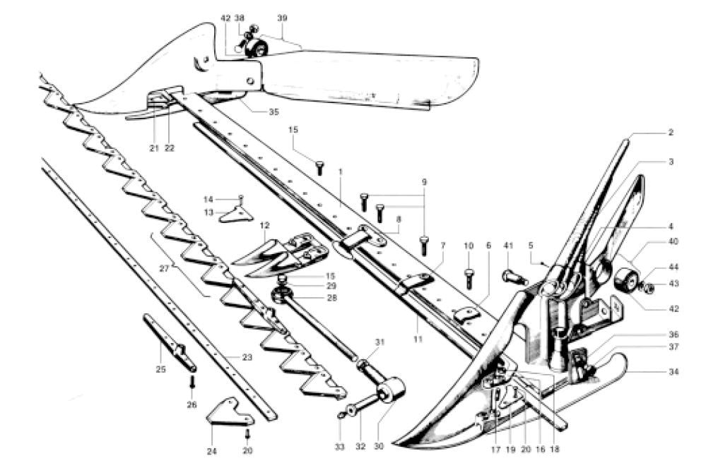 Lama 17 sezioni t. bertolini - mt.1,27