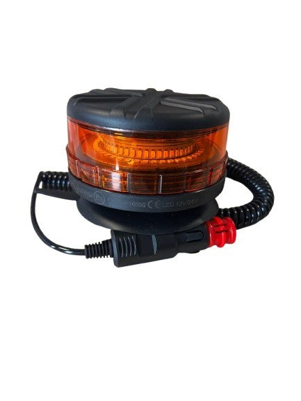 Lampada rotante a LED - calamitata bassa con cover nera