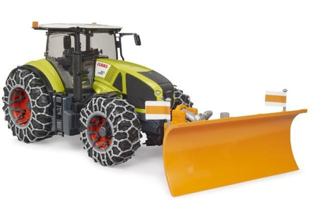 Trattore Claas Axion 950 con catene e spalaneve Bruder - 03018