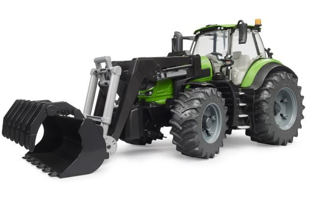 Trattore Deutz 8280 TTV con benna Bruder - 03161