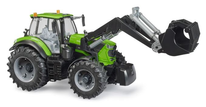 Trattore Deutz 8280 TTV con benna Bruder - 03161