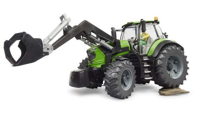 Trattore Deutz 8280 TTV con benna Bruder - 03161