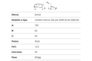 Zappetta scavafossi dondi 180-60-50