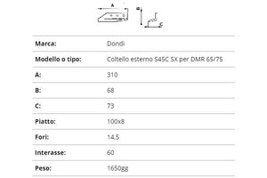 Zappetta scavafossi dondi 310-68-73 SX