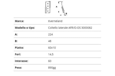 Zappetta scavafossi Kverneland 110