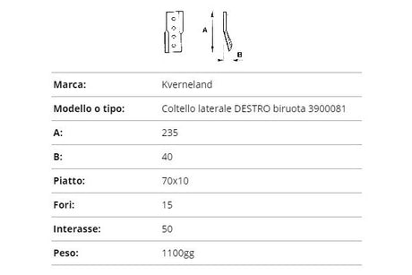 Zappetta scavafossi Kverneland 235