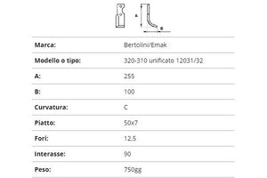 Zappetta bertolini 320-310unif