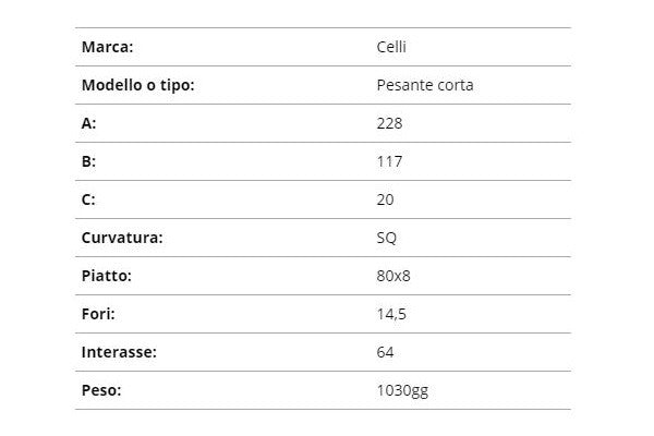 Zappetta celli pesante corta