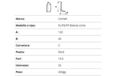 Zappetta comeb fl/p8/fp bietola corta