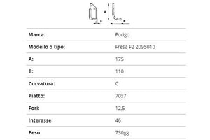 Zappetta forigo fresa f2 2095010