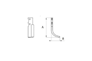Zappetta goldoni fresa 22 n.t. con due lunette 9401/02