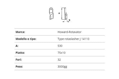 Zappetta howard type rotaslascher j 14110