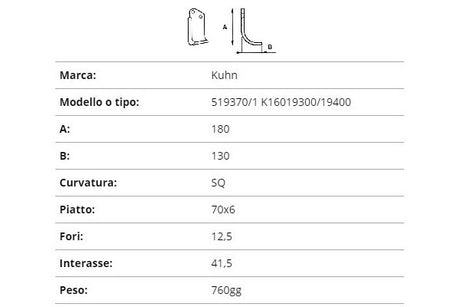 Zappetta kuhn 519370/1 k16019300/19400