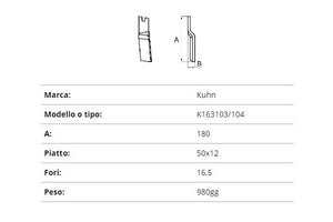 Zappetta kuhn k163103/104