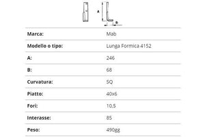 Zappetta mab lunga formica 4152