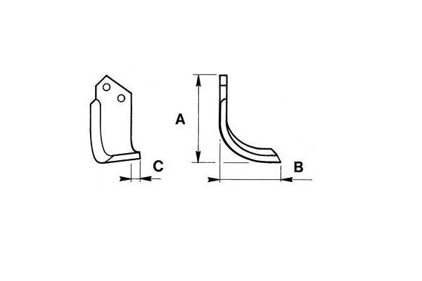 Zappetta Kverneland pl 1300077/78 (curva)