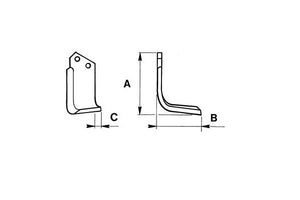 Zappetta Kverneland pl 1300079/80 (squadrata)