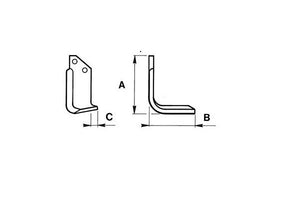 Zappetta muratori ms3p-180, ms2-140-160-215 1200020/21 (squadrata)