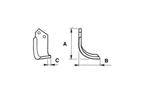 Zappetta muratori ms3p 110-160, 6 zappe lunga 12002801/2901