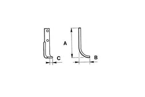 Zappetta nibbi motocoltivatore 401-402-403, top max 305 k3501780/90